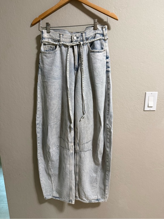 GAP Denim - GAP Pale Blue Wide-Leg Tie Waist Jeans